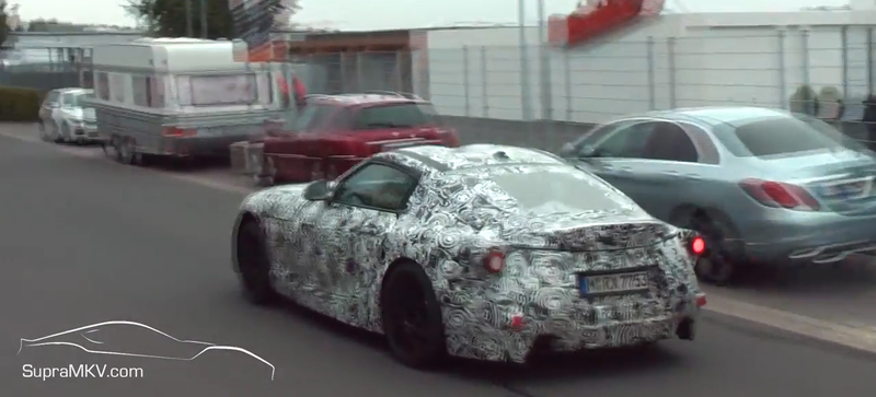 Illustration for article titled Here's The First Video Of The Next Toyota Supra In Action